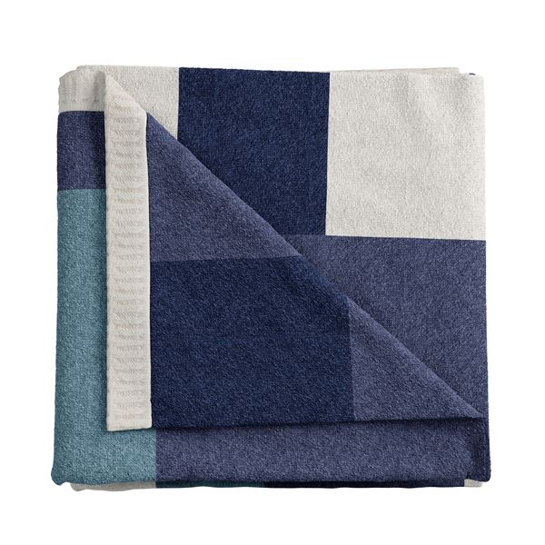 Patchwork Throw - Blue